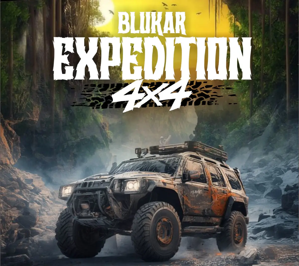 Blukar 4x4 Offroad Vehicle on rugged terrain